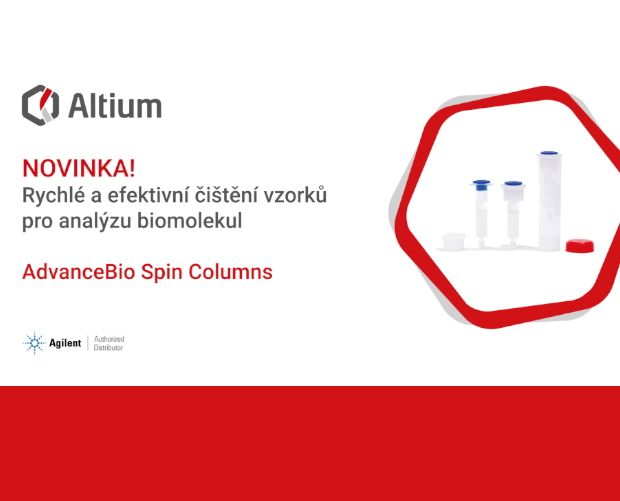 Rychlé a efektivní čištění vzorků pro analýzu biomolekul (AdvanceBio Spin Columns)